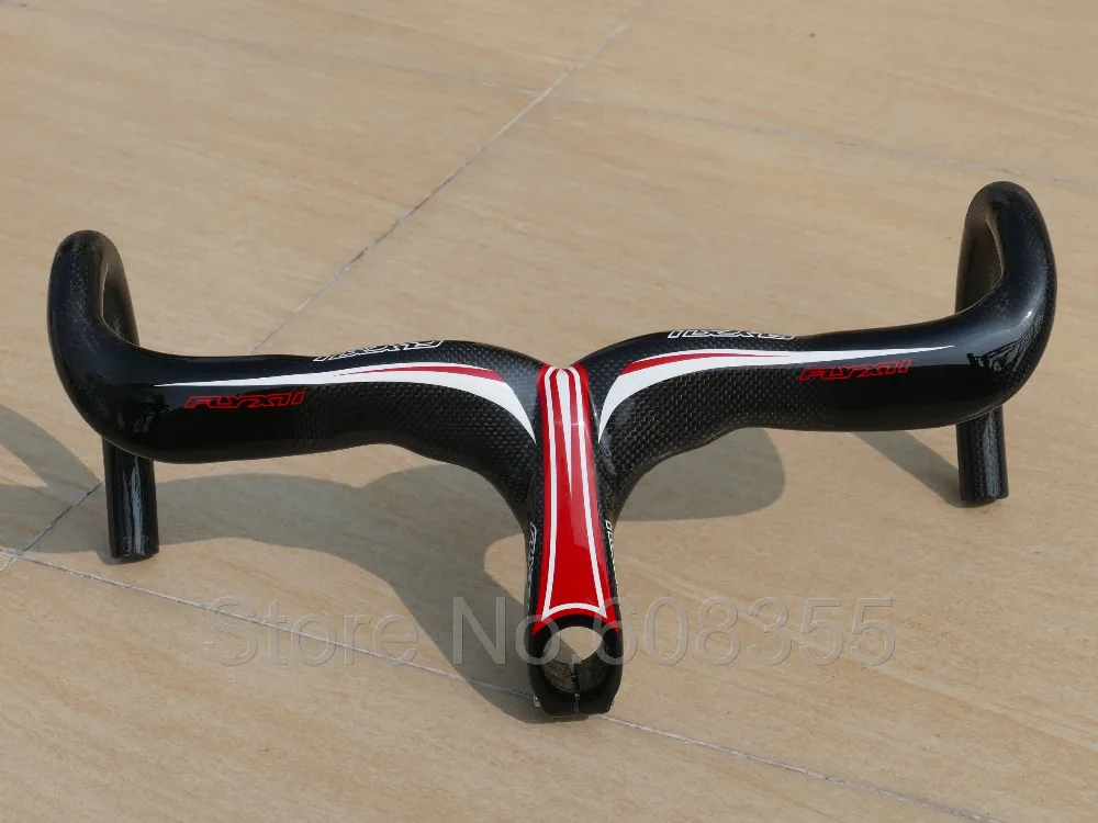 Интегрированный внутренний кабель руля для дорожного велосипеда красного и