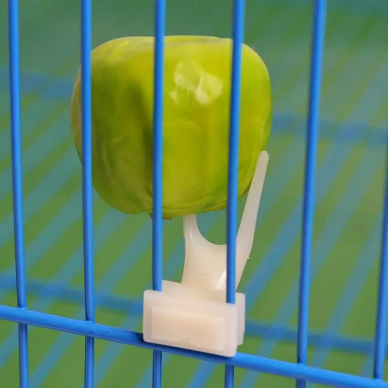 2 шт./лот pet parrot фрукты вилка птицы набор на клетке удобный питатель