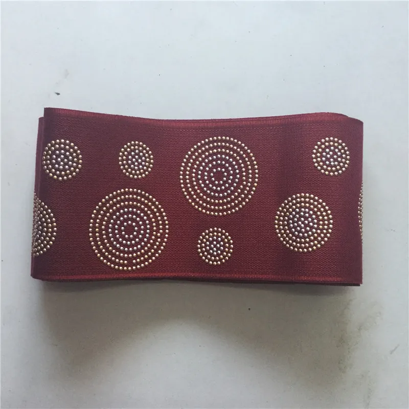 Африканский ASO OKE Headtie желтый высокое качество нигерийский геле обертка Свадебная вечеринка в нигерийском стиле ASO OKE headtie-L5