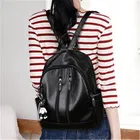 Женский дорожный рюкзак из искусственной кожи, 2019