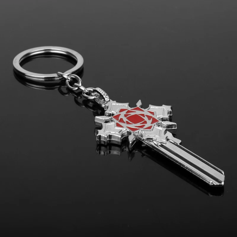 Модное ювелирное изделие аниме вампира брелоки рыцарь роза с брелком держателем
