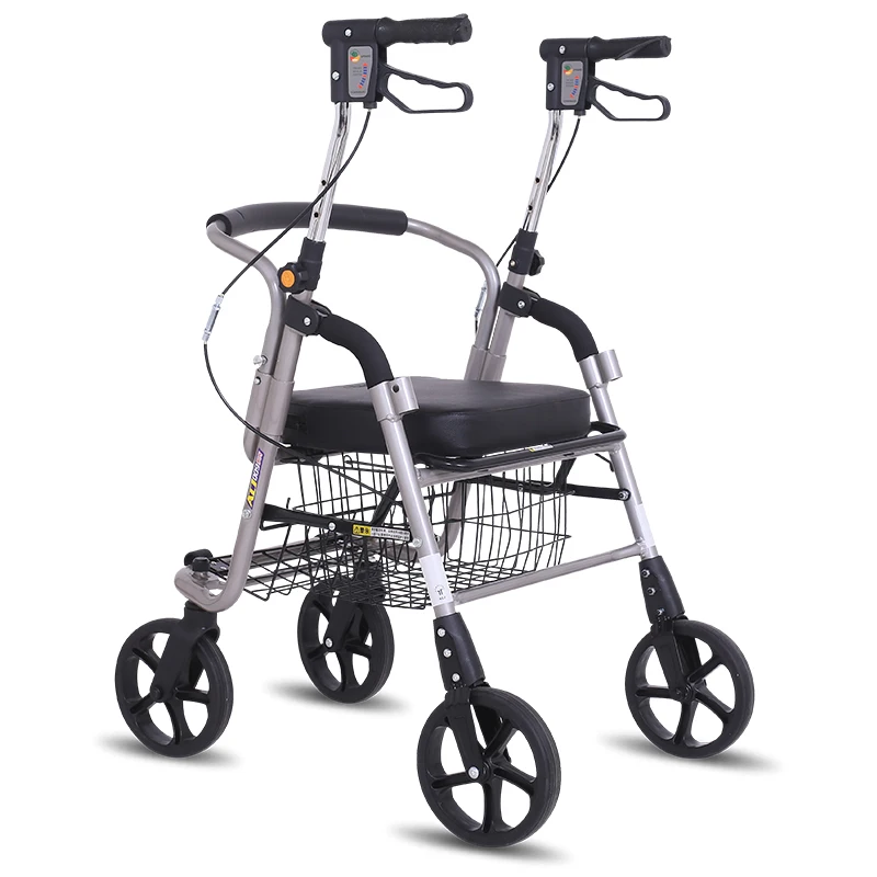 Старая Тележка для покупок на колесиках четырехколесный складной скутер из