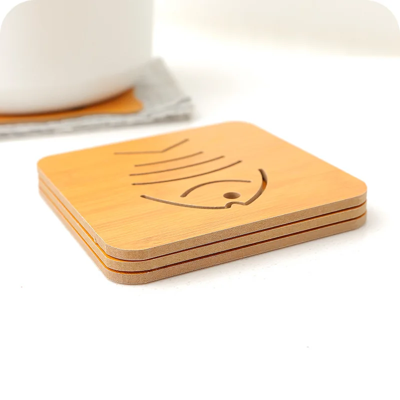 New Japan Style Wooden Bamboo Non-slip Heat Insulation Table Pot Mat Kitchen Decoration Pad Placement Holder F2409 | Дом и сад