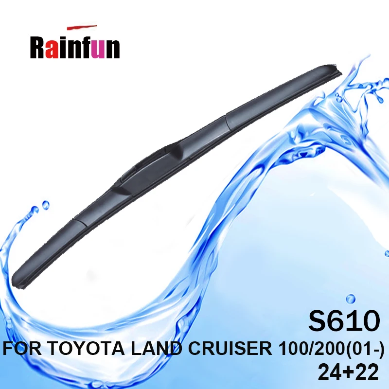 Щетка стеклоочистителя Автомобильная RAINFUN для TOYOTA LAND CRUISER 100/200 24 + 22 дюйма из