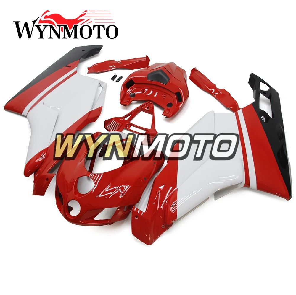 В комплекте мотоциклетный глянцевый красный Белый Чехлы новые для поездок на