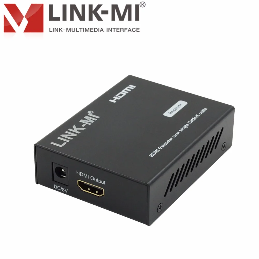 LINK MI HDMI удлинитель с одним кабелем Cat5e/6 50 м RJ45 UTP кабель петлевым выходом до Full HD 1080p