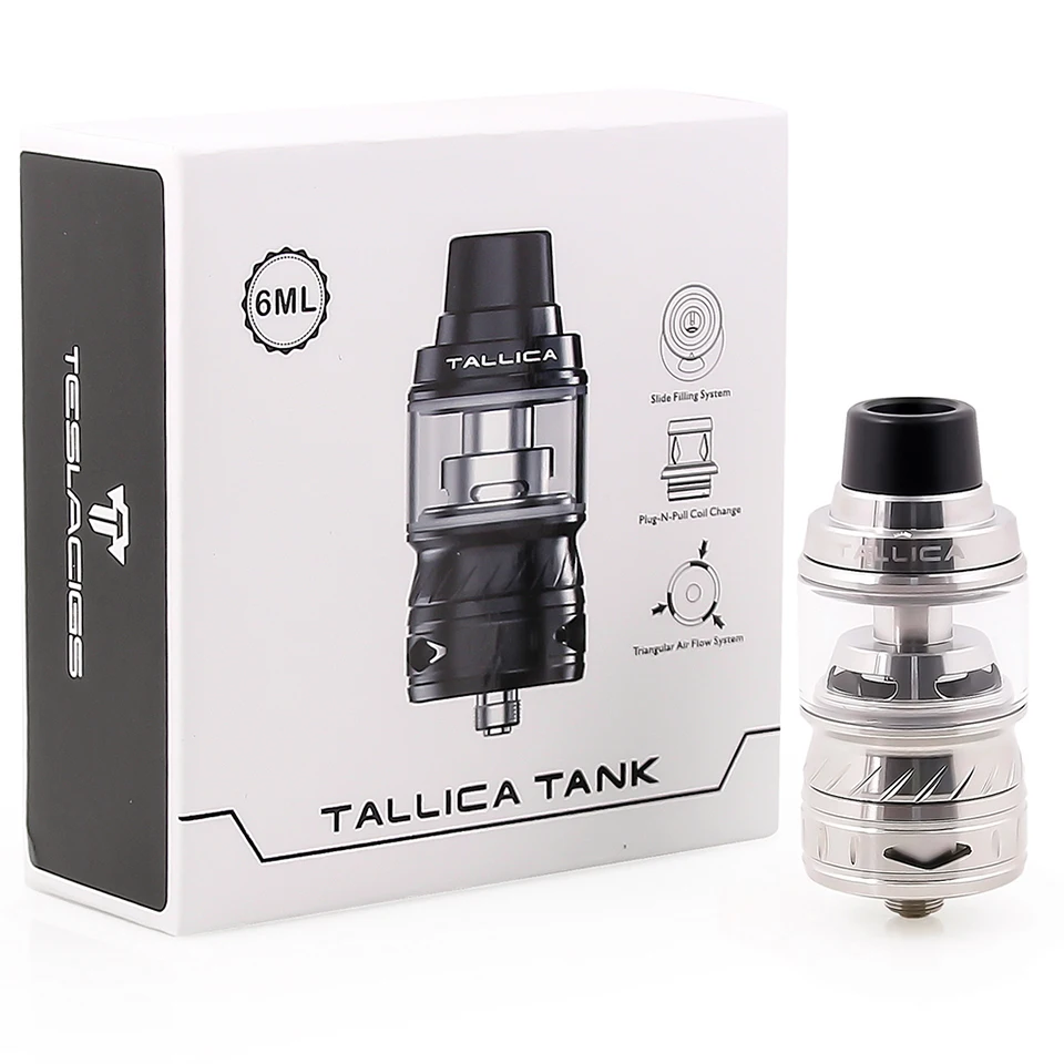 Оригинал электронная сигарета набор Тесла панк 220 Вт мод coilart маг RTA V2 Teslacigs tallica