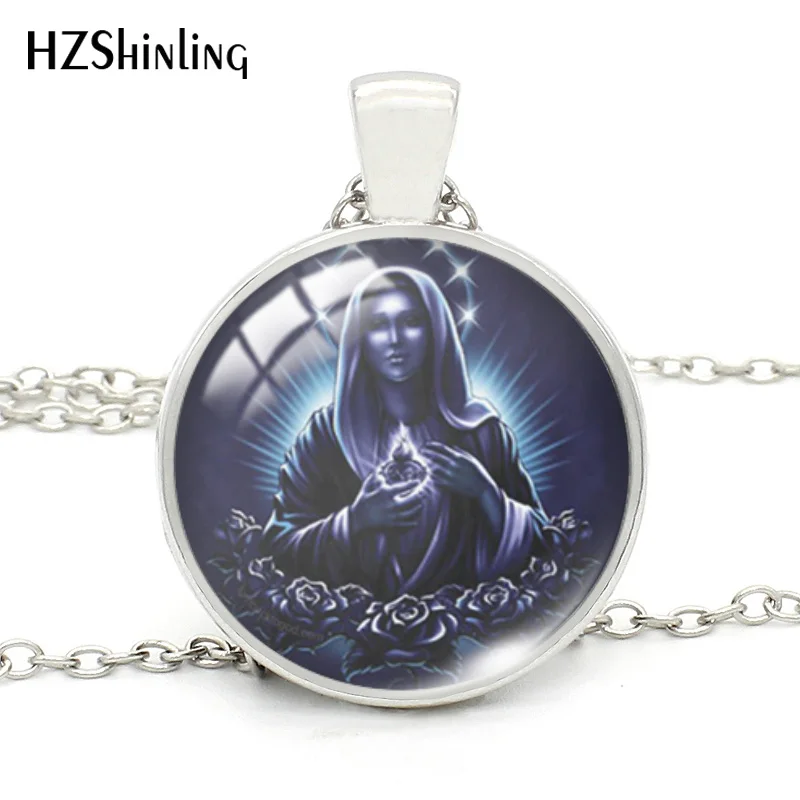 Coraline For Women Any Gift Fashion Silver Plated Glass Necklace Coraline Ghost MAMA Movie Pattern Glass Jewelry Gifts