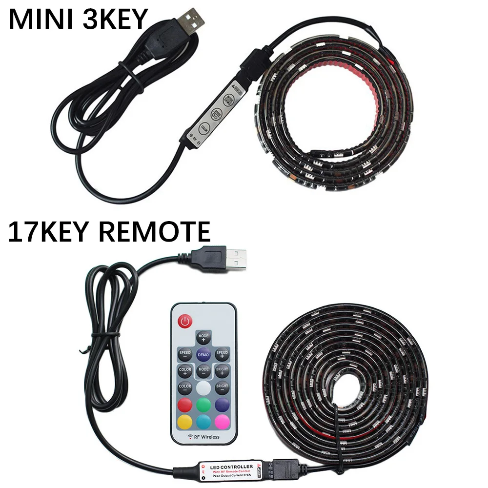 Светодиодная лента RGB 5050 1 м/2 м IP65 / IP20 | Лампы и освещение