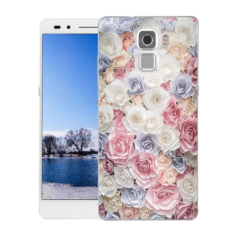 Силиконовый чехол для Huawei Honor 7 с кокосовым принтом Ультратонкий защитный мягкий