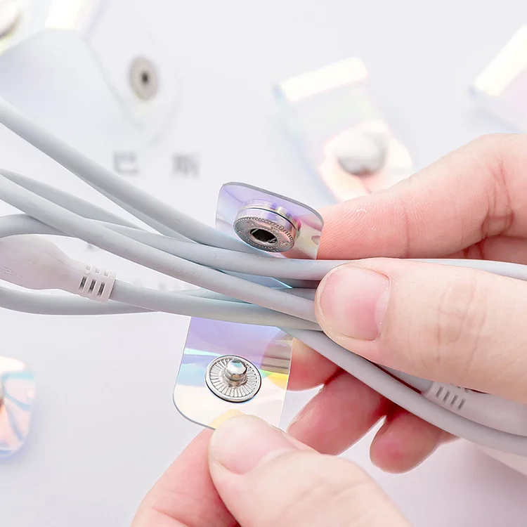 50 шт./лот кабель USB для зарядки и переноса данный провод организатор шнур