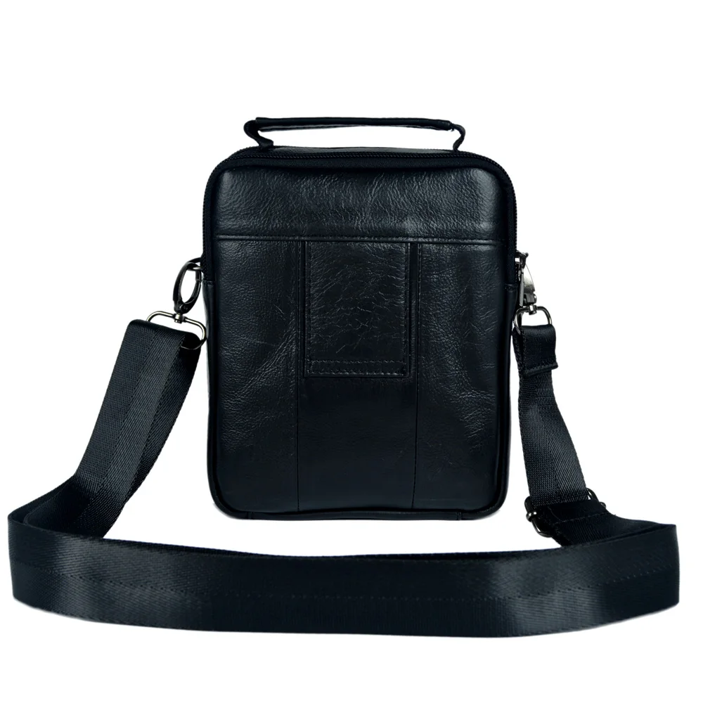 Золото Коралл натуральной кожи мужской небольшой Курьерские сумки для мужчин