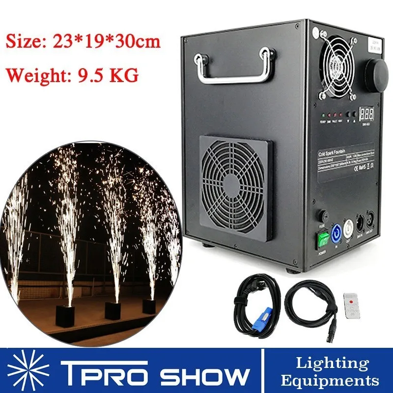 400W Spark Machine Дистанционная машина фейерверков DMX Искра фонтан 400 Вт холодная пиротехника эффекты для свадебного мероприятия шоу 600 Вт сверкающие огни скоро - Цвет: 400W Spark Machine