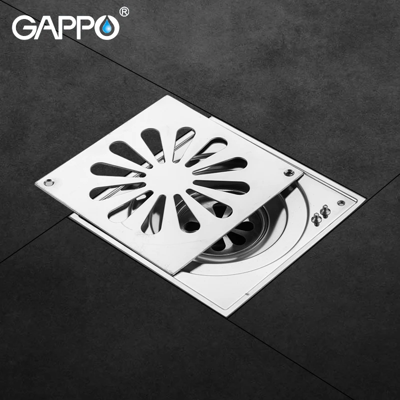 GAPPO стоки из нержавеющей стали отходы водосточные анти запах трапных душ