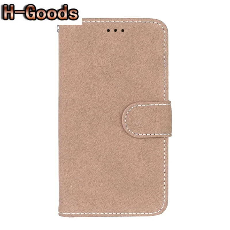 H-Goods Luxury PU Leather + Silicone Phone Case For Huawei Y6 Wallet Flip Cover Fundas Honor 4A | Мобильные телефоны и