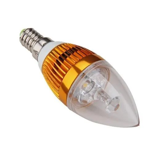 HR 4 X E14 Ampoule Lampe Spot 3 светодиода Blanc Chaud 3600 K 6000 6W Бесплатная доставка Свеча лампа|candle