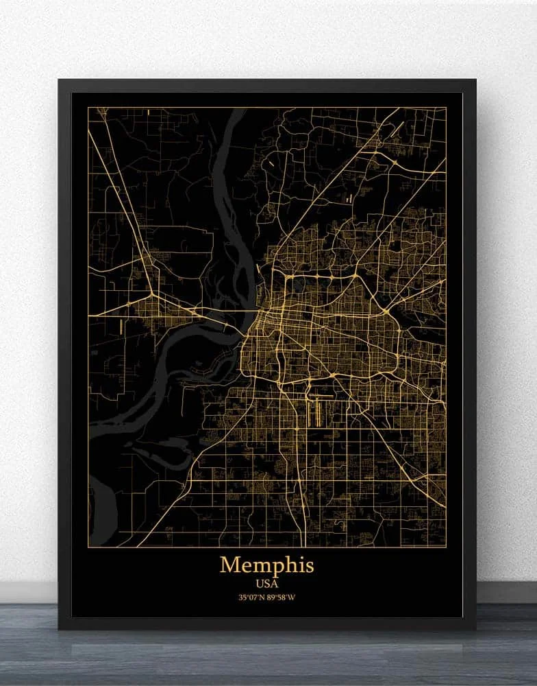

Memphis Miami Minneapolis Mobile Nashville New Orleans Oklahoma City Omaha Orlando Philadelphia USA Map Poster
