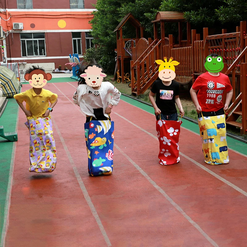 Подвижных игр на свежем воздухе для детей мешок прыжков играть занятий спортом