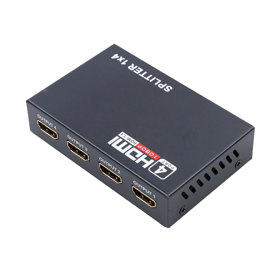 Kebidu 1 в 4 выхода порта Hdmi совместимый концентратор ретранслятор усилитель 3D 1080p с