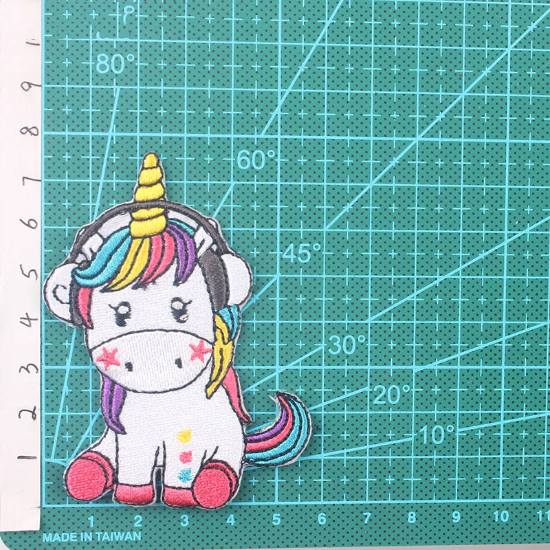 Термоаппликация для одежды в виде хиппи единорога волшебные аксессуары Единорог