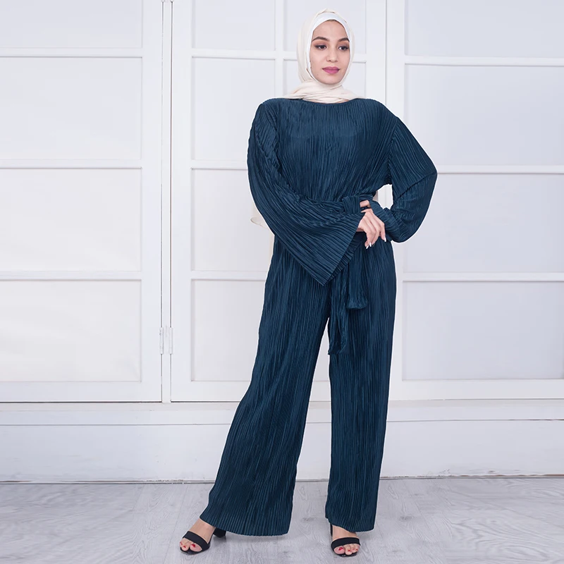 Buytize плюс размер abaya красный Дубайский мусульманский колокольчик Макси
