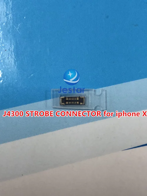 5 шт./лот J4300 on/off flash STROBE CONNECTOR FPC для iphone X on board | Электронные компоненты и