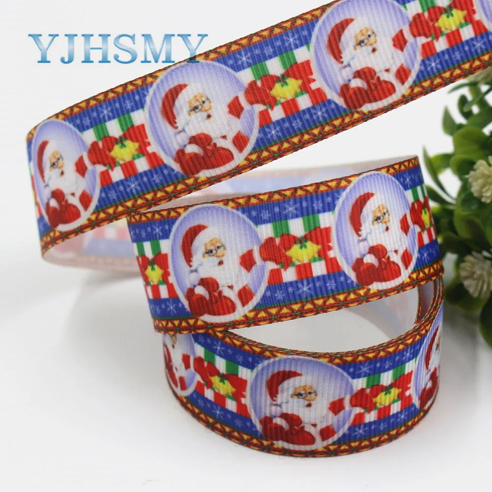 YJHSMY I-19713-11, 22 мм, 10 ярдов с героями мультфильмов, рождествеская серия корсажные ленты, Аксессуары и украшения в виде банта, своими руками материалы