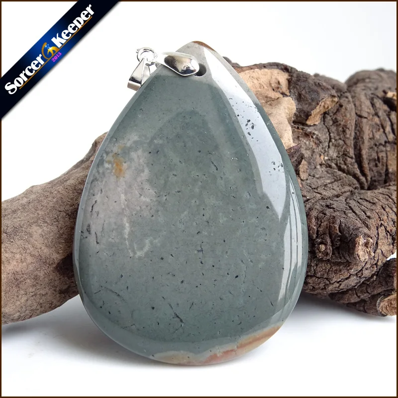 

Fashion Water Drop Natural Picasso Jasper Pendant Beads Diy Semiprecious Gem Stone Jewelry Necklace Jewelry Making ZS646