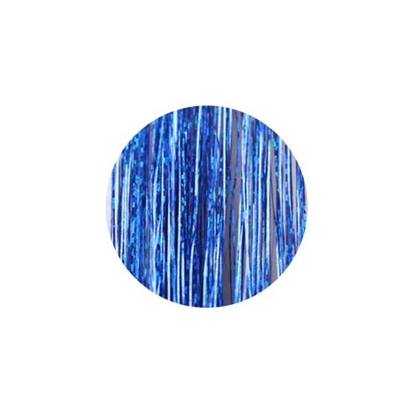 Blue Блестящие накладные волосы, Блестящие Блестки для волос с зажимом, накладные пряди волос, 1 шт., блестящие волосы - Цвет: Blue