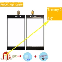 for wiko tommy 2 tommy2 touch screen panel sensor digitizer front outer glass touchscreen tommy 2 touch panel black replacement