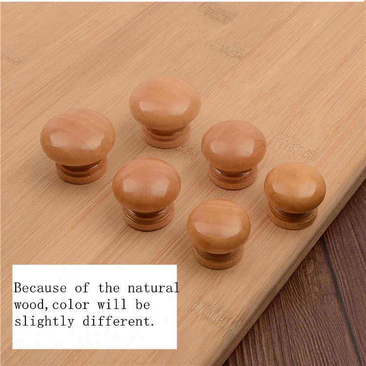 100 шт. ручка из натурального дерева для ящиков шкафов|knob pull handle|pull handledoor knob |