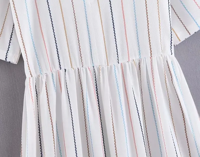 XZ50-2012 European and American Fashion Wind Stripe Dresses | Женская одежда