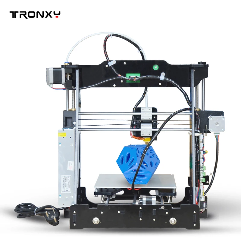 Tronxy Улучшенное Качество Высокая точность Reprap 3D принтер DIY Набор P802E bowden экструдер