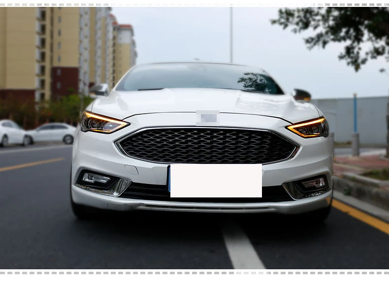 1 пара для Mondeo светодиодные передние фары светодиодная фара в сборе для FORD Fusion titanium год