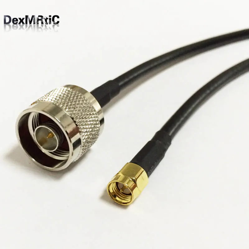 Абсолютно RF Wifi антенный Удлинитель SMA штекер N Тип Мужской кабель 50 см/100 см