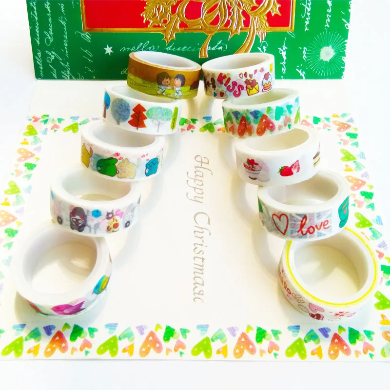 Кавайный мультипликационный котик птица кролик животные Творческий ёлки Любовь