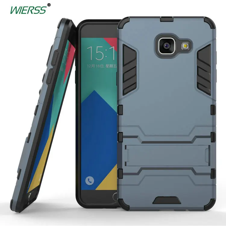 Роскошный противоударный жесткий чехол с подставкой для Samsung Galaxy A5 2016 Duos + A510 A5100