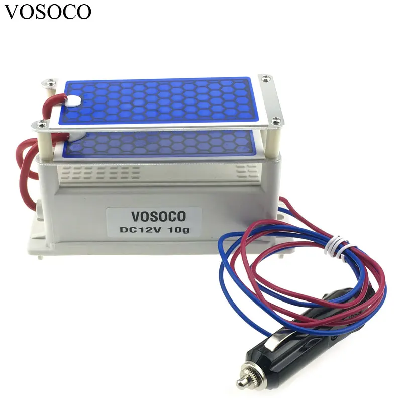 Автомобильный озоновый генератор DC12V 10 г двойной интегрированный долгий срок