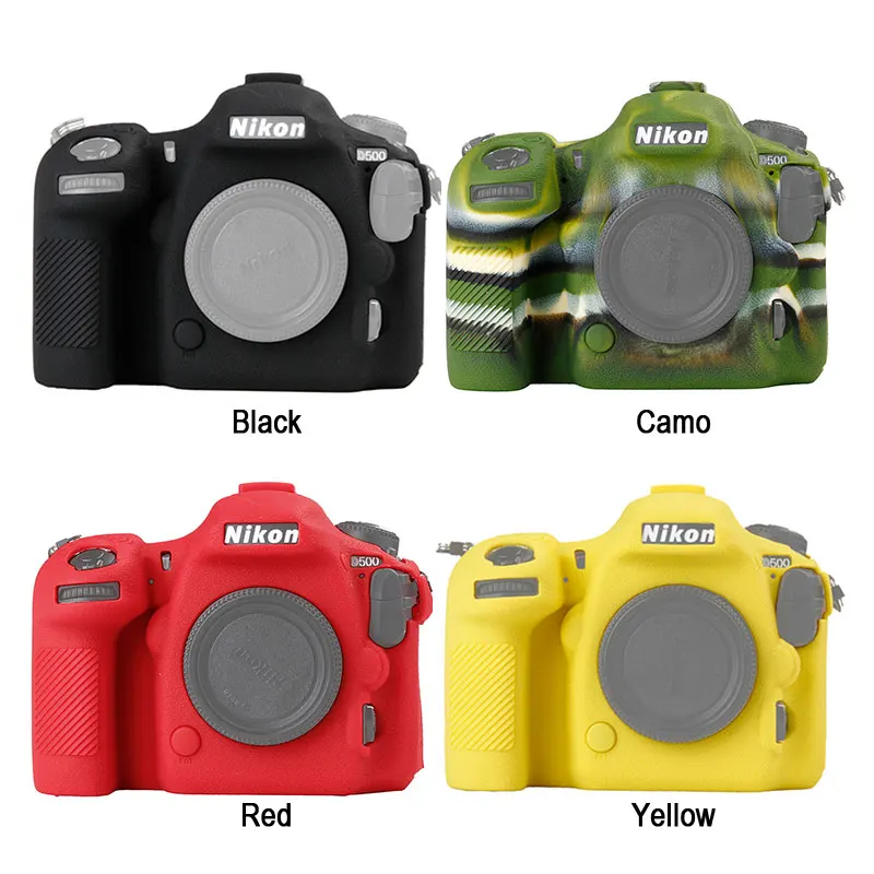 Мягкий силиконовый резиновый защитный корпус для камеры Крышка для Nikon D500 D4SD4 D800E D800 D850 D810 D7500 D7100D 7200 DSLR Камера сумка