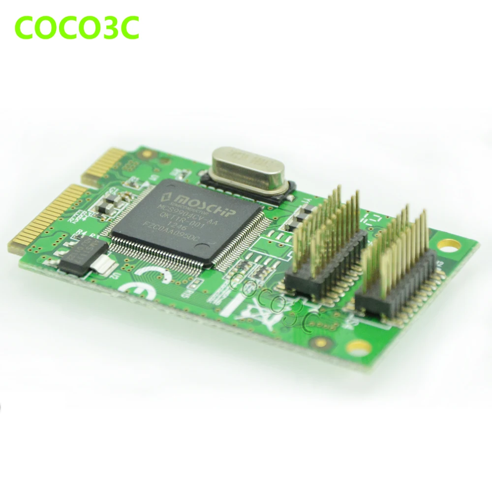 Высококачественный мини контроллер PCI Express с 4 последовательными портами плата PCIe