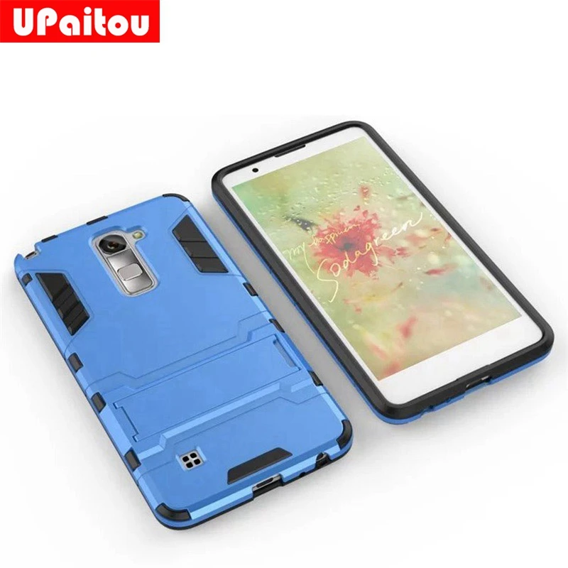 UPaitou Гибридный ТПУ PC защитный чехол для LG Stylus 2 K520DY/2 Plus K530 K535/G Stylo LS775 подставка