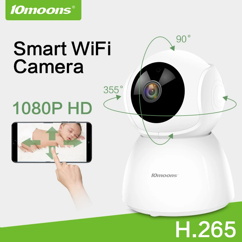 10moons Wi Fi ip видеонаблюдения Камера HD 1080 P мини Беспроводной видео Видеоняни и