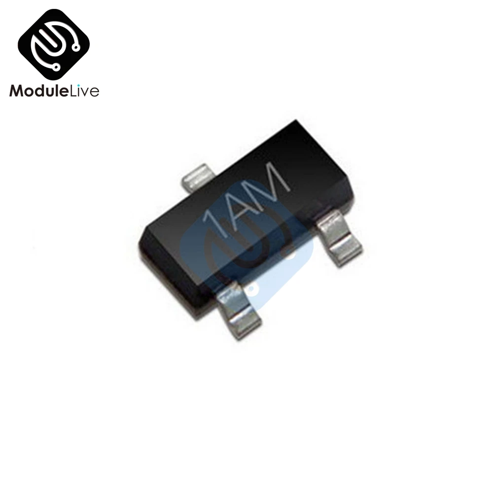 

100 шт. MMBT3904 SOT-23 2N3904 SMD 40В 200мА NPN транзистор