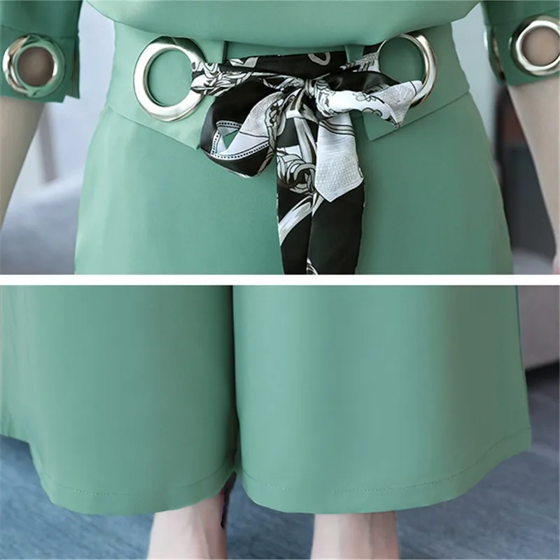 Комплект из двух предметов женская летняя одежда 2018 высококачественный