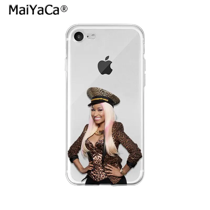 A15 MaiYaCa Рэппер Nicki Minaj мягкий чехол для телефона из ТПУ для iPhone X XS MAX 6 6S 7 7plus 8 8Plus 5 5S XR - Цвет: A15