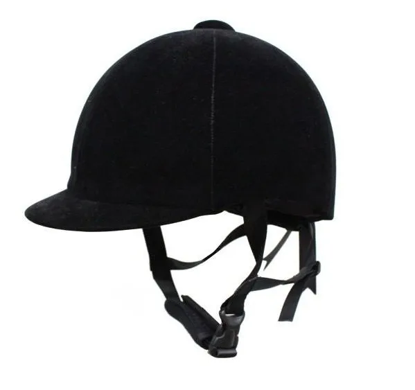 Шлем для верховой езды замшевый дышащий черный 908|equestrian helmet|riding helmetequestrian riding helmet |
