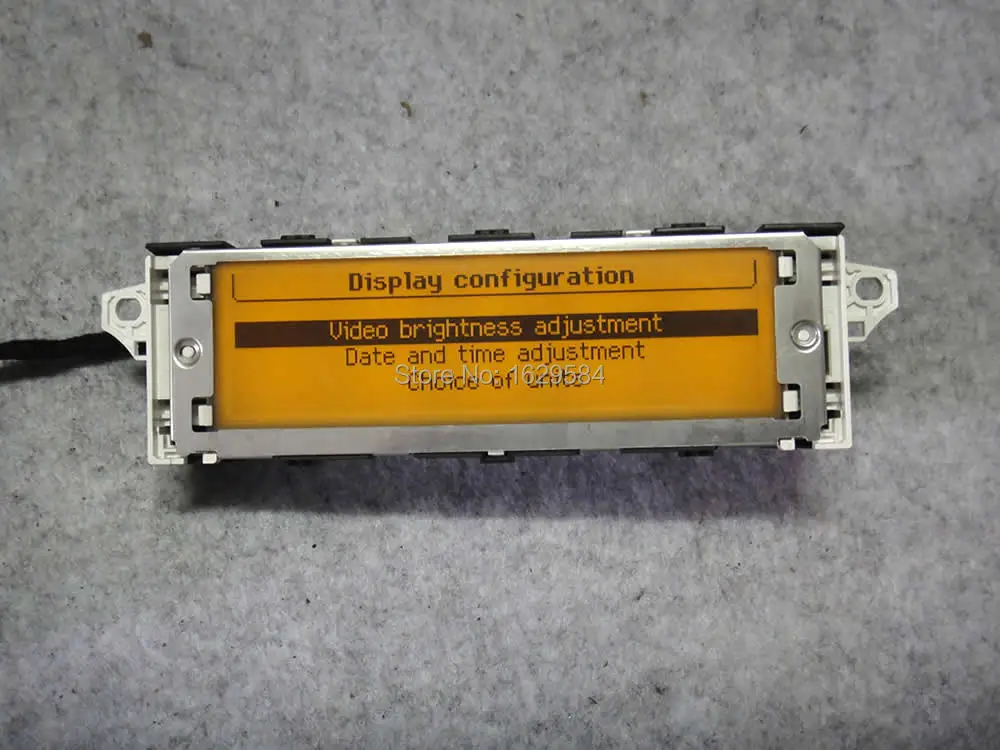 Оригинальный Автомобильный дисплей с поддержкой USB и Bluetooth желтый монитор для