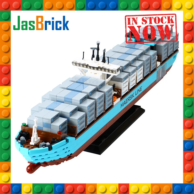 22002 Technic серия 1518 шт. Совместимость с Legoing 10241 грузовой контейнер корабль набор