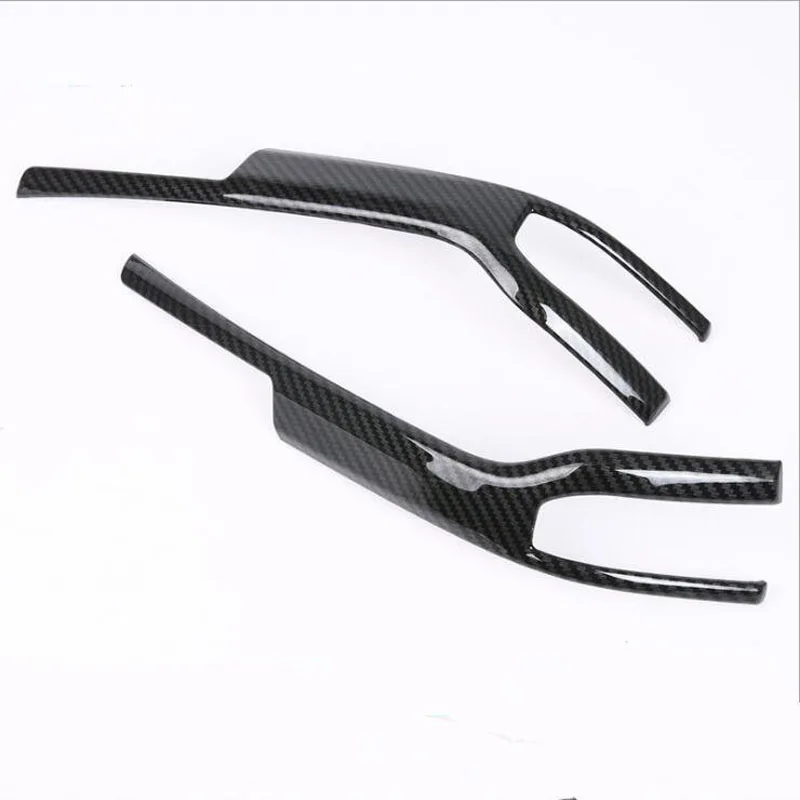 For Hyundai ix35 2018 2PCS ABS Chrome Carbon Fiber Car Side Door Rearview Mirror Protect Strip Cover Trim Styling Accessory | Автомобили и