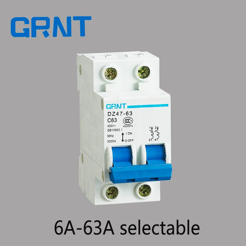 2P 6A-63A AC 400V Circuit breaker MCB C curve 6A 10A 16A 20A 25A 32A 40A 50A 63A | Обустройство дома